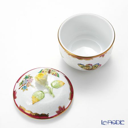 ヘレンド VBO-Y4 ピンク 01463-0-09 シュガーポット（ローズ）