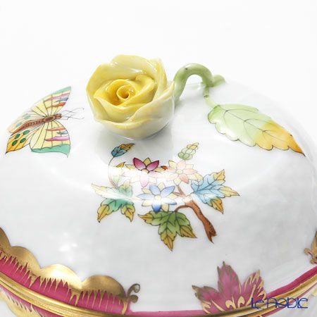 ヘレンド VBO-Y4 ピンク 01463-0-09 シュガーポット（ローズ）