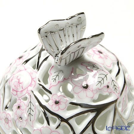 ヘレンド ファンタジー CPTP 06215-0-17 透かしボンボン ピンク（チョウ）