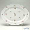 ヘレンド ウィーンのバラ プラチナ 00102-0-00 オーバルプラター 36cm