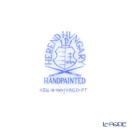 ヘレンド ウィーンのバラ プラチナ 00156-0-00 プレート 33cm