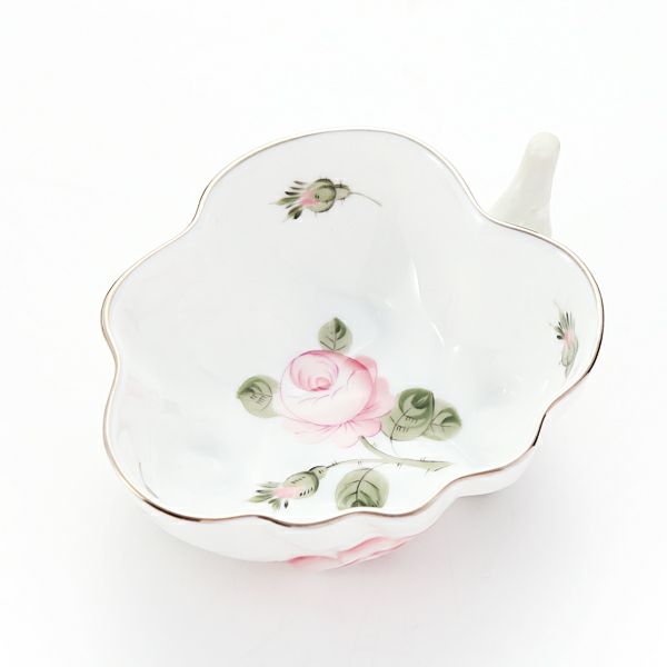 ヘレンド ウィーンのバラ プラチナ 00492-0-00 オープンシュガー 10.5cm