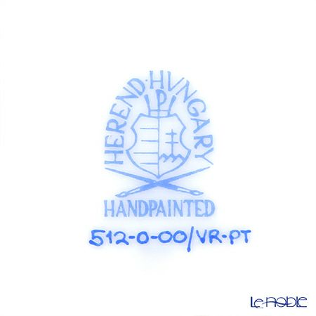 ヘレンド ウィーンのバラ プラチナ 00512-0-00 プレート 12.5cm