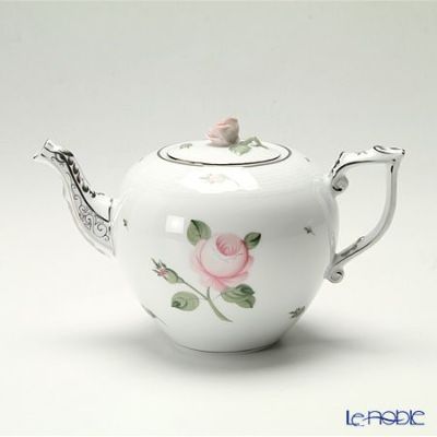 ヘレンド 地中海の庭 JM 20606-0-09／20604 ティーポット（ローズ