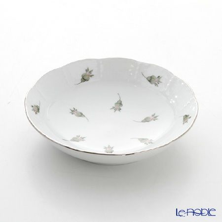 ヘレンド ウィーンのバラ プラチナ 00704-1-00 フルーツボウル 13.5cm