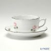 ヘレンド ウィーンのバラ プラチナ VR-PT 00724-0-00 ティーカップ＆ソーサー 200ml