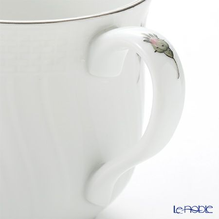 ヘレンド ウィーンのバラ プラチナ 01739-0-00 ミッドマグ 200ml