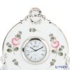 ヘレンド ウィーンのバラ プラチナ 08083-0-00 テーブルクロック 12.5cm