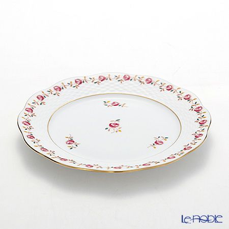 ヘレンド 薔薇の花飾り RGS 00517-0-00 プレート 19cm