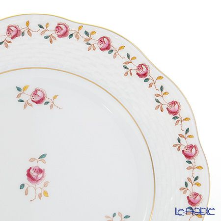 ヘレンド 薔薇の花飾り RGS 00517-0-00 プレート 19cm