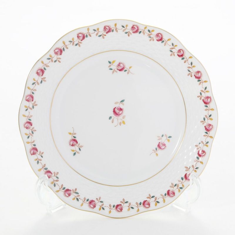 ヘレンド 薔薇の花飾り RGS 00517-0-00 プレート 19cm