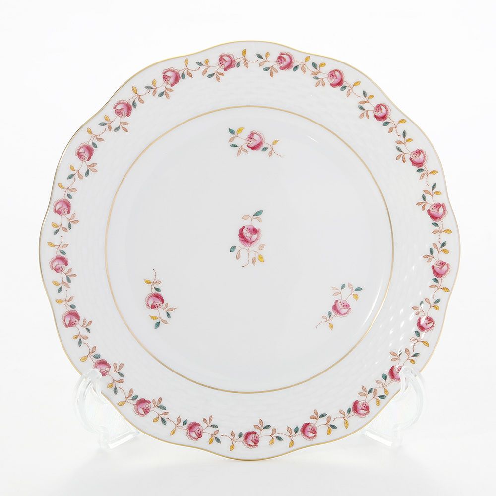 ヘレンド 薔薇の花飾り RGS 00517-0-00 プレート 19cm