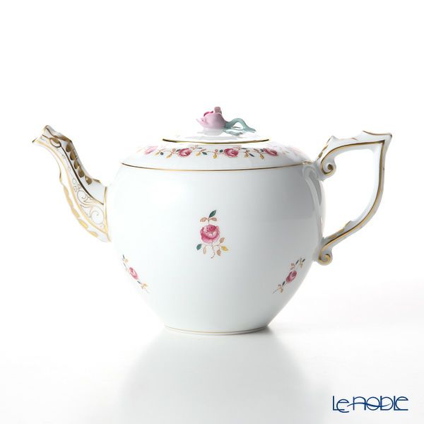 ヘレンド 薔薇の花飾り RGS 00606-0-09 ティーポット ローズ 800ml