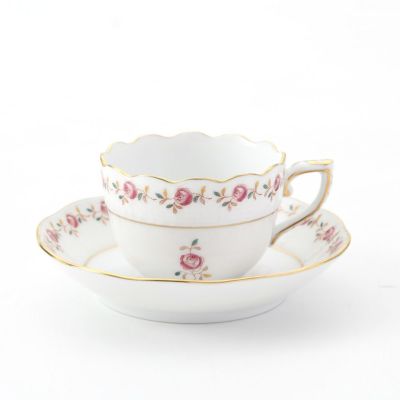 ヘレンド インドの華ピンク P オクタゴナルカップ&ソーサー 04304-0 ヘレンド インドの華ピンク P オクタゴナルカップ&ソーサー 04304-0