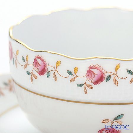 ヘレンド 薔薇の花飾り RGS 00724-0-00 ティーカップ＆ソーサー 200ml