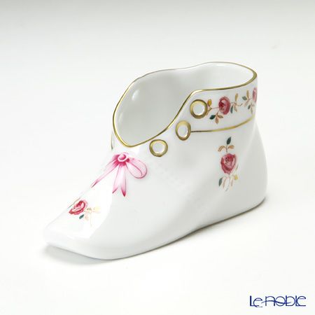 ヘレンド 薔薇の花飾り RGS 07570-0-00 シューズ 10cm