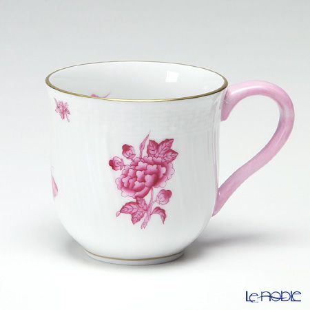 ヘレンド ヴィクトリア・花と蝶 ピンク LVFP 01739-0-00 ミッドマグ 200ml