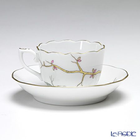 ヘレンド ドリームガーデン REJA-3 20711-0-00 モカカップ＆ソーサー 100ml