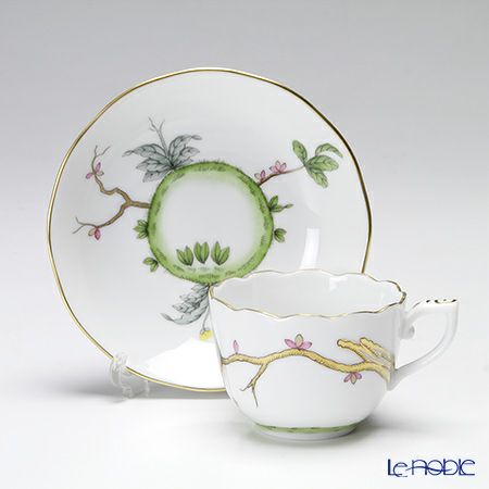 ヘレンド ドリームガーデン REJA-3 20711-0-00 モカカップ＆ソーサー 100ml