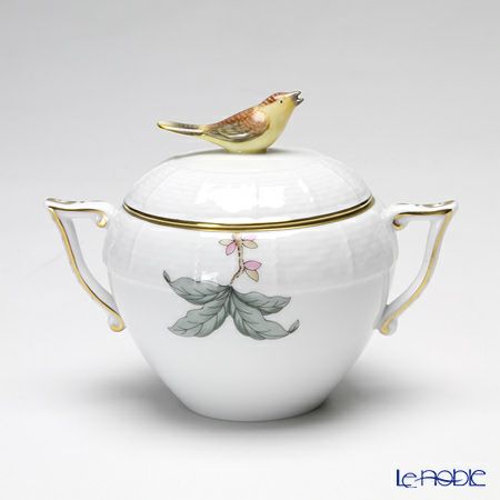 ヘレンド フォレ FORET 00471-0-05 シュガーポット（ローズ） 220ml