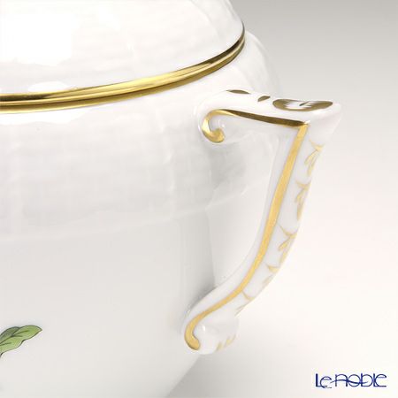 ヘレンド フォレ FORET 00471-0-05 シュガーポット（ローズ） 220ml