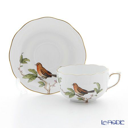 ヘレンド フォレ（鳥） FORET-2 00724-0-00 ティーカップ＆ソーサー 200ml