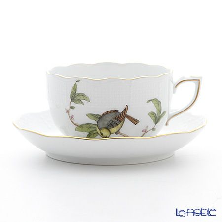 ヘレンド フォレ（鳥） FORET-6 00724-0-00 ティーカップ＆ソーサー 200ml