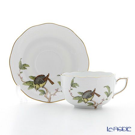 ヘレンド フォレ（鳥） FORET-6 00724-0-00 ティーカップ＆ソーサー 200ml