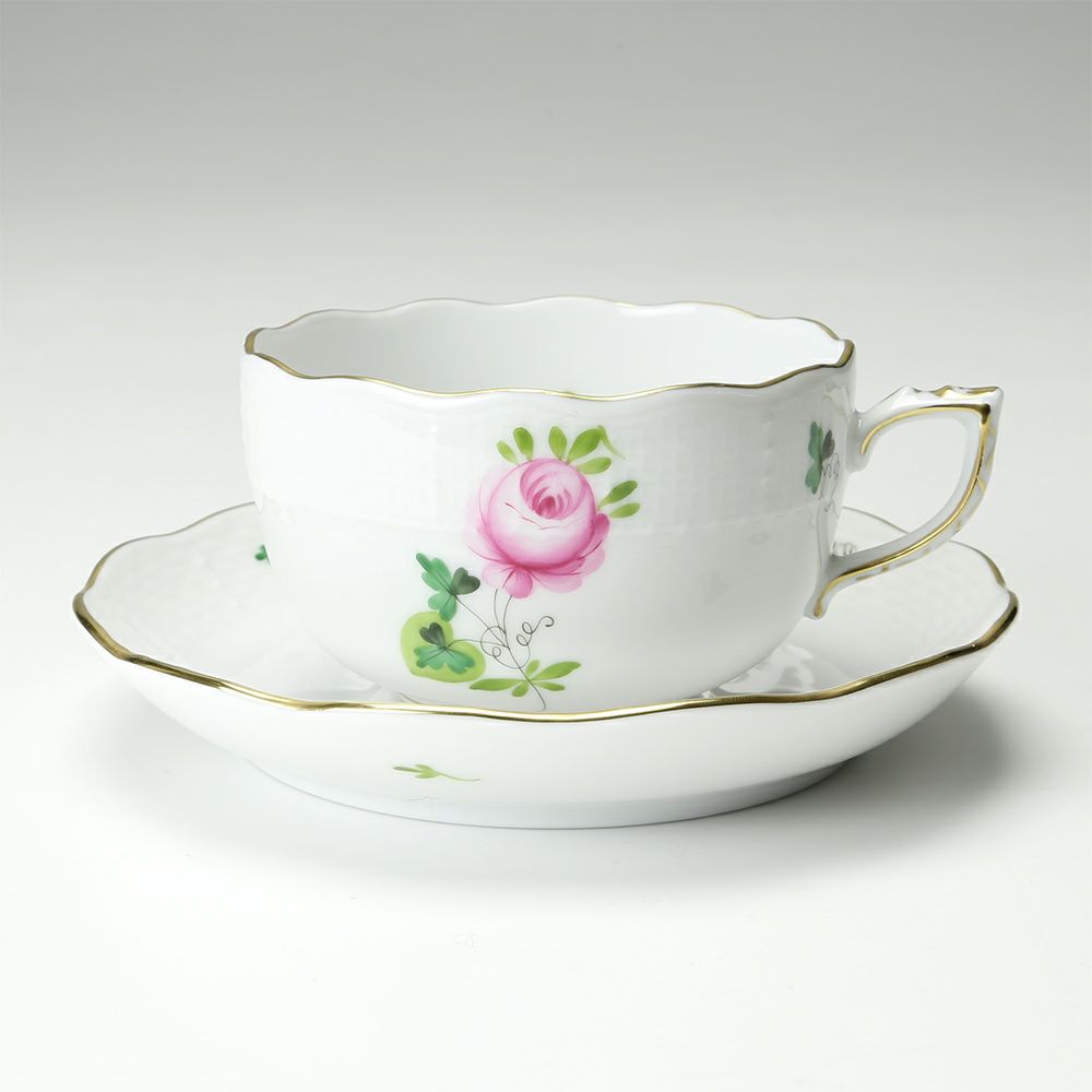 ヘレンド ウィーンのバラ シンプル 00724-0-00 ティーカップ＆ソーサー 200ml