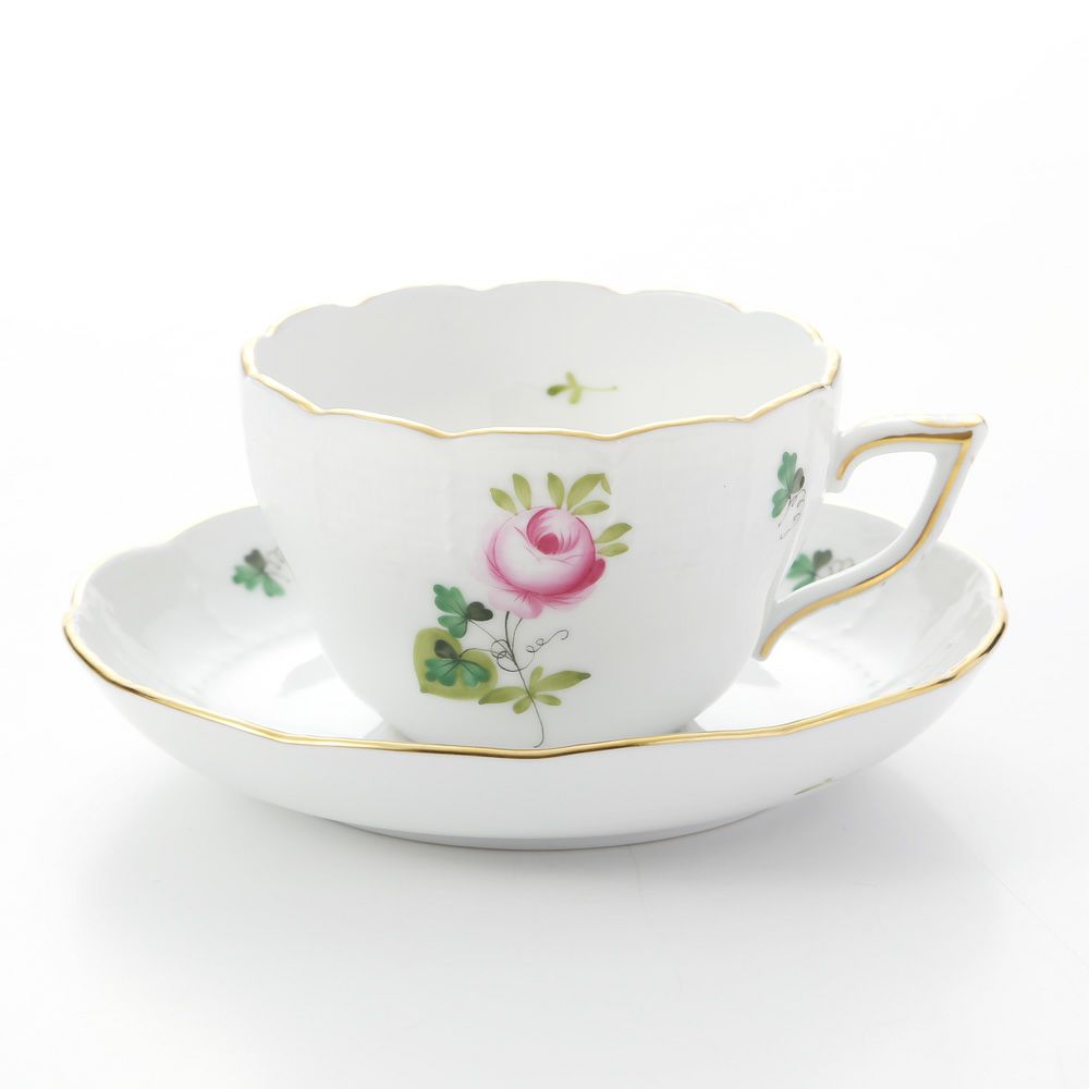 ヘレンド ウィーンのバラ シンプル 00730-0-00 ティーカップ＆ソーサー（兼用） 200ml