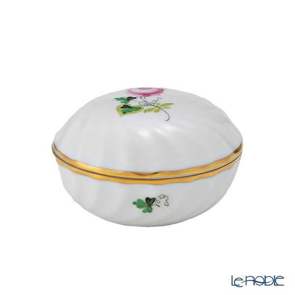 ヘレンド ウィーンのバラ シンプル VRHS ラウンドボックス 7cm 06037-0-00