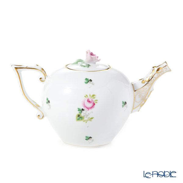 ヘレンド ウィーンのバラ シンプル 20608-0-09 ティーポット（ローズ） 400ml