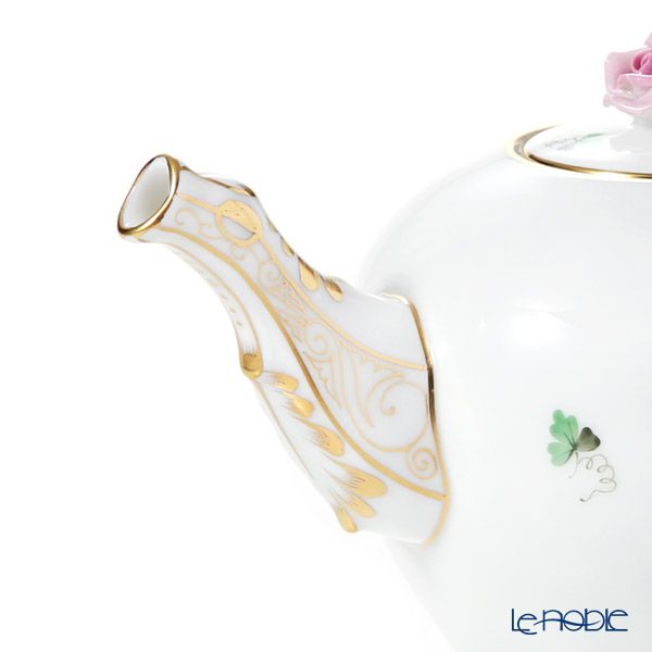 ヘレンド ウィーンのバラ シンプル 20608-0-09 ティーポット（ローズ） 400ml