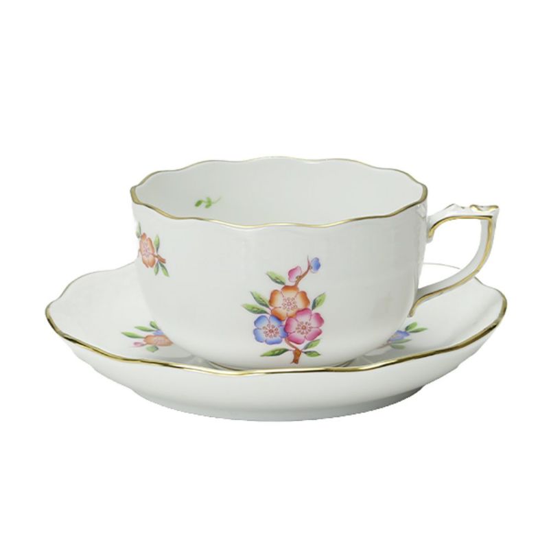 ヘレンド アップルブロッサム PC 00724-0-00 ティーカップ＆ソーサー 200ml