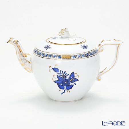 ヘレンド アポニーロイヤルブルー 00606-0-09 ティーポット ローズ 800ml