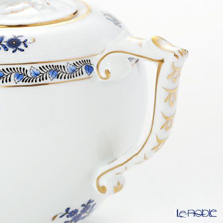 ヘレンド アポニーロイヤルブルー 00606-0-09 ティーポット ローズ 800ml