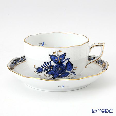 ヘレンド アポニーロイヤルブルー 00724-0-00 ティーカップ＆ソーサー 200ml