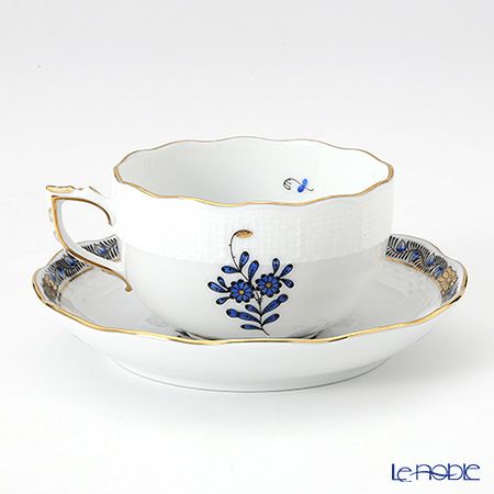 ヘレンド アポニーロイヤルブルー 00724-0-00 ティーカップ＆ソーサー 200ml