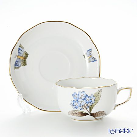 ヘレンド ヴィクトリア・グランデ VICTMC9 20724-0-00 ティーカップ＆ソーサー 200ml ブルー（アジサイ）