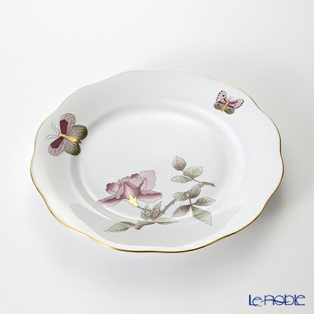 ヘレンド ヴィクトリア・グランデ VICTMC10 20517-0-00 プレート 19cm ピンク（ハイビスカス）