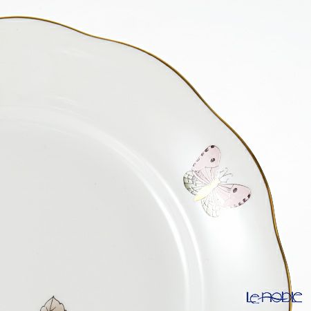 ヘレンド ヴィクトリア・グランデ VICTMC10 20517-0-00 プレート 19cm ピンク（ハイビスカス）