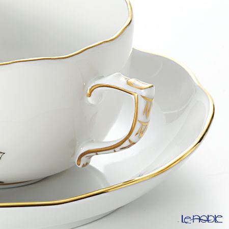 ヘレンド ヴィクトリア・グランデ VICTMC10 20724-0-00 ティーカップ＆ソーサー 200ml ピンク（ハイビスカス）