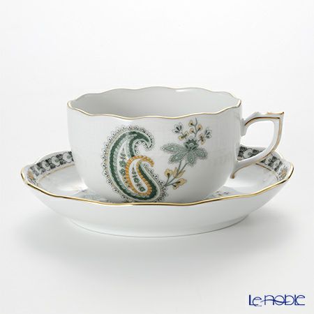 ヘレンド ペイズリー グリーン BUTV 00724-0-00 ティーカップ＆ソーサー 200ml