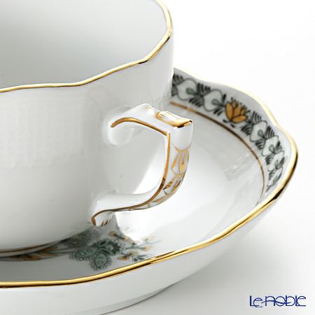 ヘレンド ペイズリー グリーン BUTV 00724-0-00 ティーカップ＆ソーサー 200ml