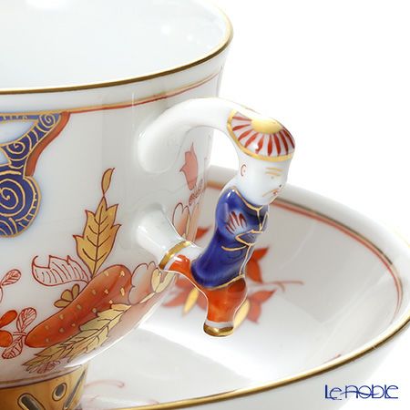 ヘレンド シノワズリ（中国趣味）ROC 岩牡丹 03364-0-21 マンダリン ラージカップ＆ソーサー