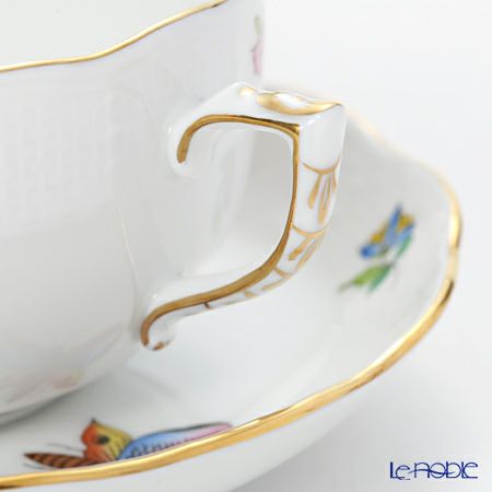 ヘレンド ヴィクトリア・花と蝶 LVF-1 0724-0-00 ティーカップ＆ソーサー 200ml