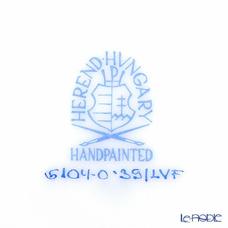 ヘレンド ヴィクトリア・花と蝶 LVF 06104-0-39 オクタゴナルボックス（カエル）