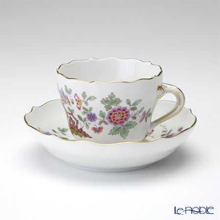 マイセン（Meissen） 楽園の鳥 450110／00580 モカカップ＆ソーサー 100ml