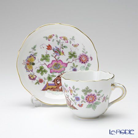 マイセン（Meissen） 楽園の鳥 450110／00580 モカカップ＆ソーサー 100ml