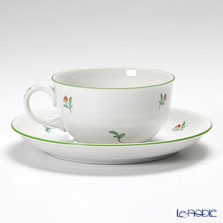 アウガルテン（AUGARTEN） ウィンナーフラワー（5089D） トルコユリ ティーカップ＆ソーサー（S） 200ml（001）